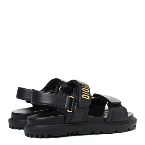 black dior sandals women